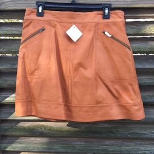 Halogen leather skirt size 10
